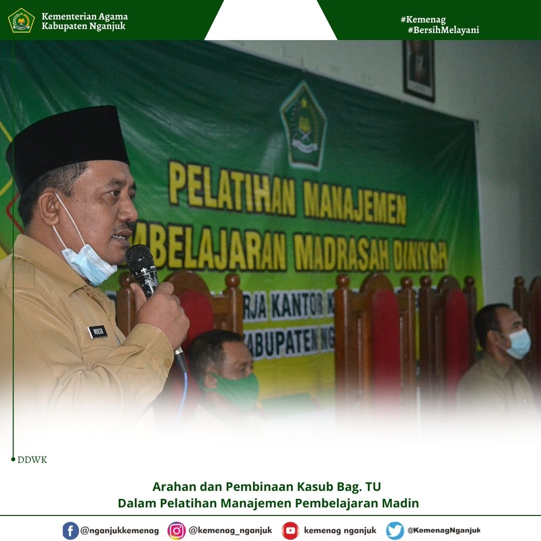 Tingkatkan Kompetensi Guru Madin Kab. Nganjuk, BDK Surabaya Gelar Pelatihan Managemen Pembelajaran M