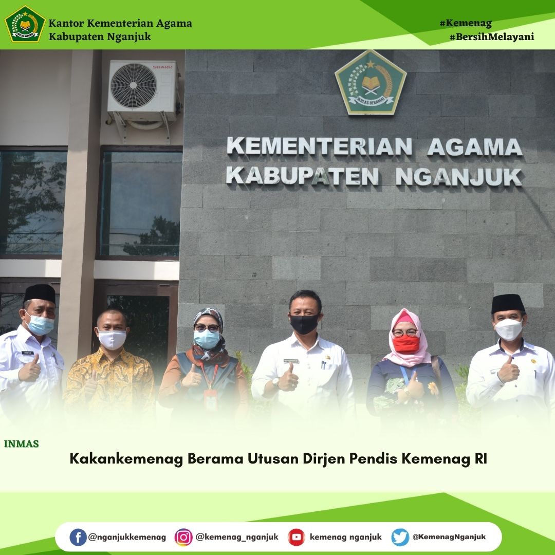 Dirjen Pendis Kemenag RI Dampingi Pengelola Arsip dan BMN Madrasah Kabupaten Nganjuk