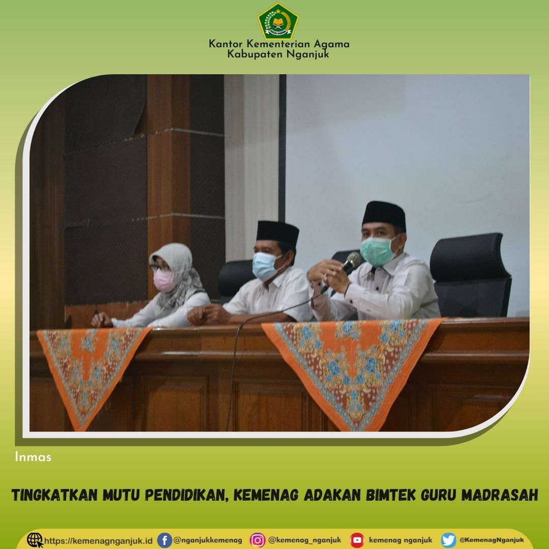 Tingkatkan Mutu Pendidikan, Kemenag Adakan Bimtek Guru Madrasah