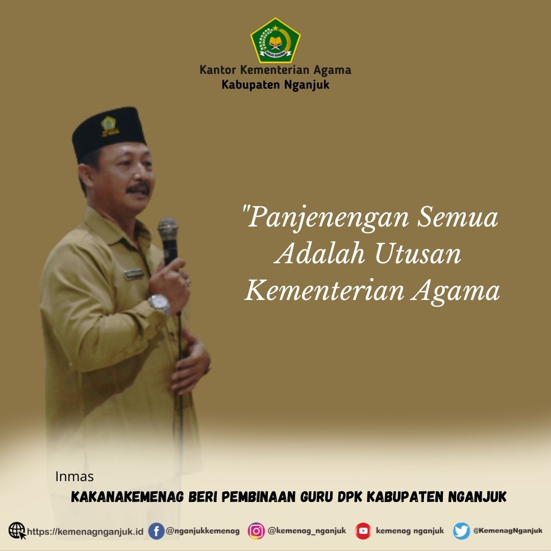 Kakanakemenag Beri Pembinaan Guru DPK Kabupaten Nganjuk