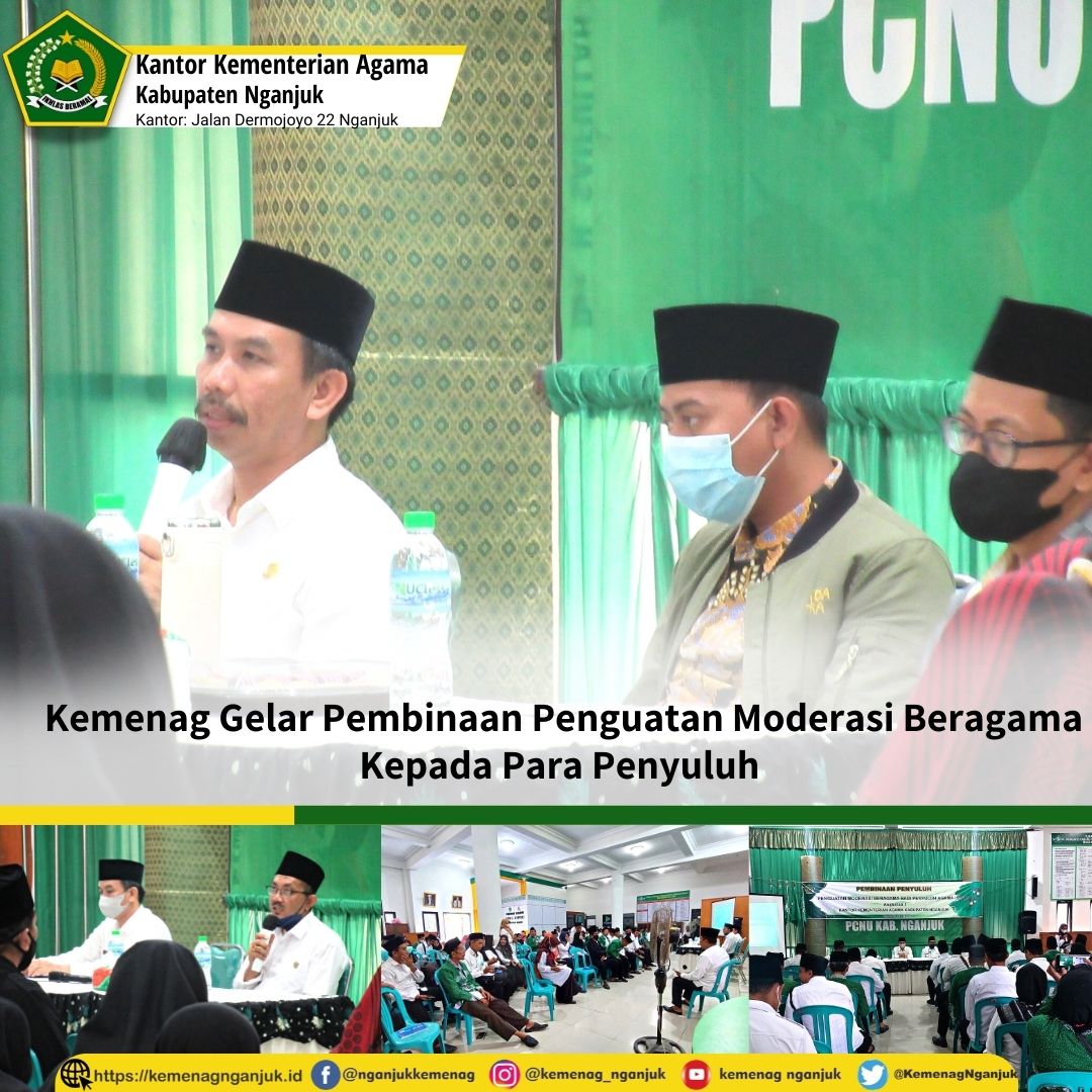 Kemenag Gelar Pembinaan Penguatan Moderasi Beragama Kepada Para Penyuluh
