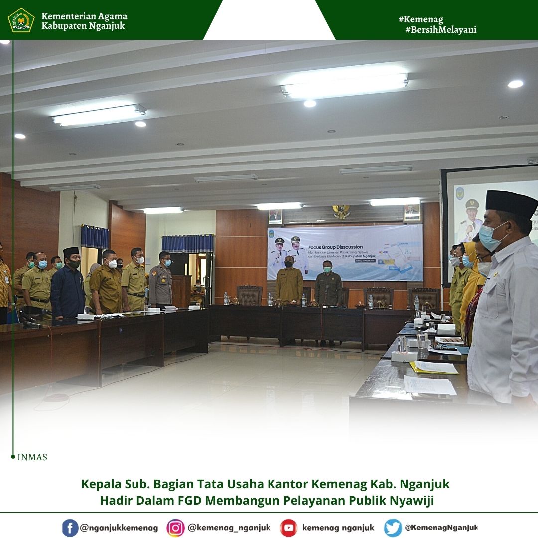 Sinergi Kemenag Dalam Upaya Pembangunan Layanan Publik Berbasis Elektronik di Kab. Nganjuk