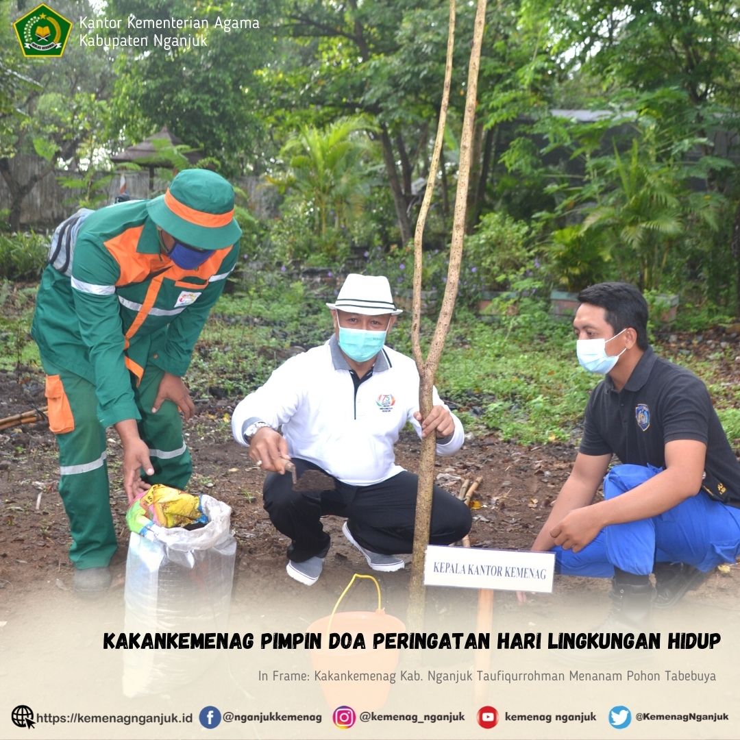 Kakankemenag Pimpin Doa Peringatan Hari Lingkungan Hidup 