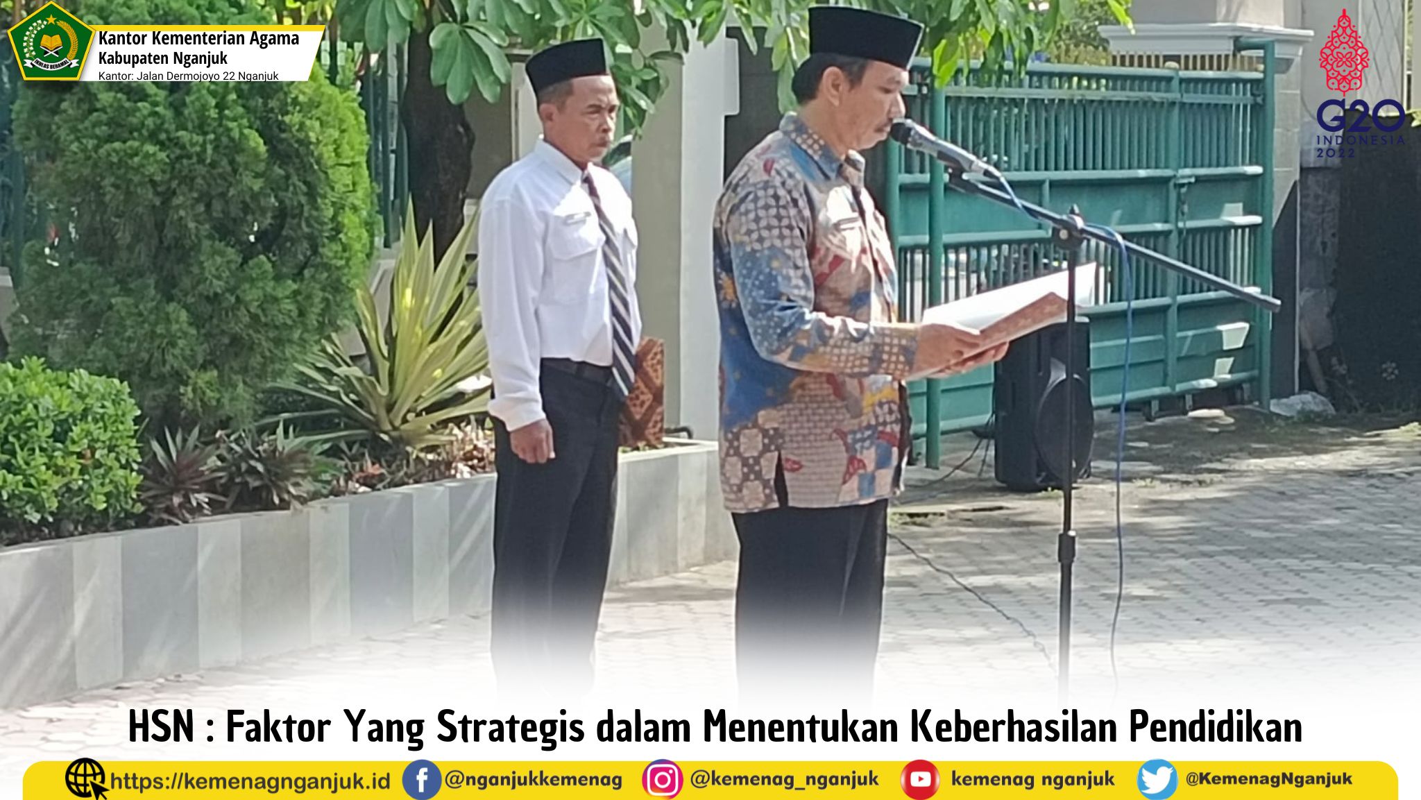 HSN : Faktor Yang Strategis dalam Menentukan Keberhasilan Pendidikan