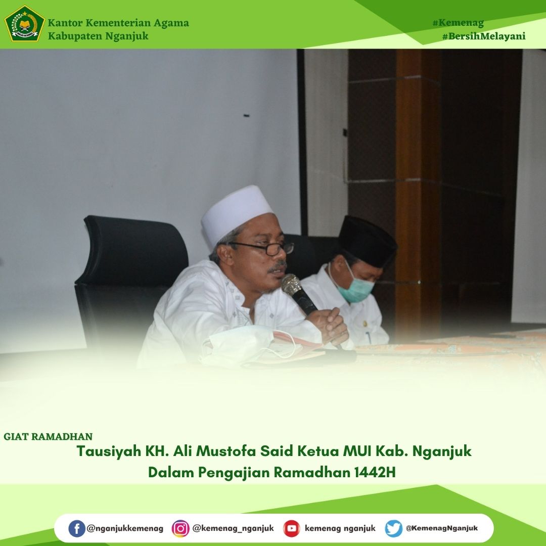 Pengajian Ramadhan 1442 H, Kyai Ali: Ibadah terbaik adalah yang bermanfaat untuk dirinya dan masyara