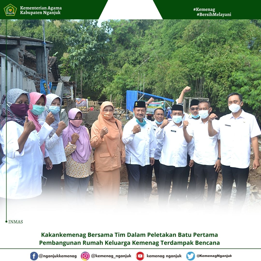 Kemenag Bangun Rumah Korban Terdampak Bencana Banjir Bandang dan Tanah Longsor