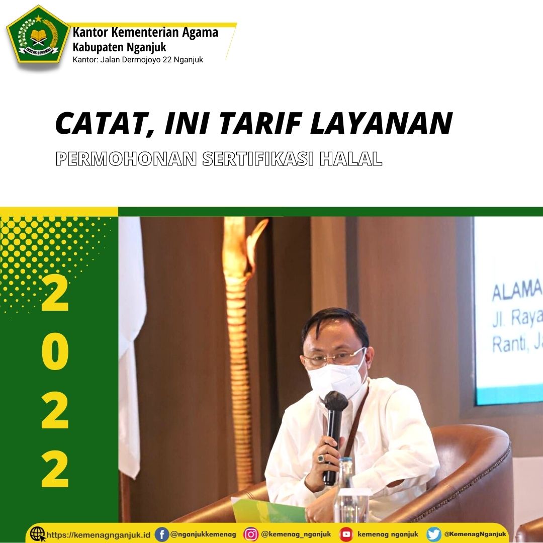 Catat, Ini Tarif Layanan Permohonan Sertifikasi Halal