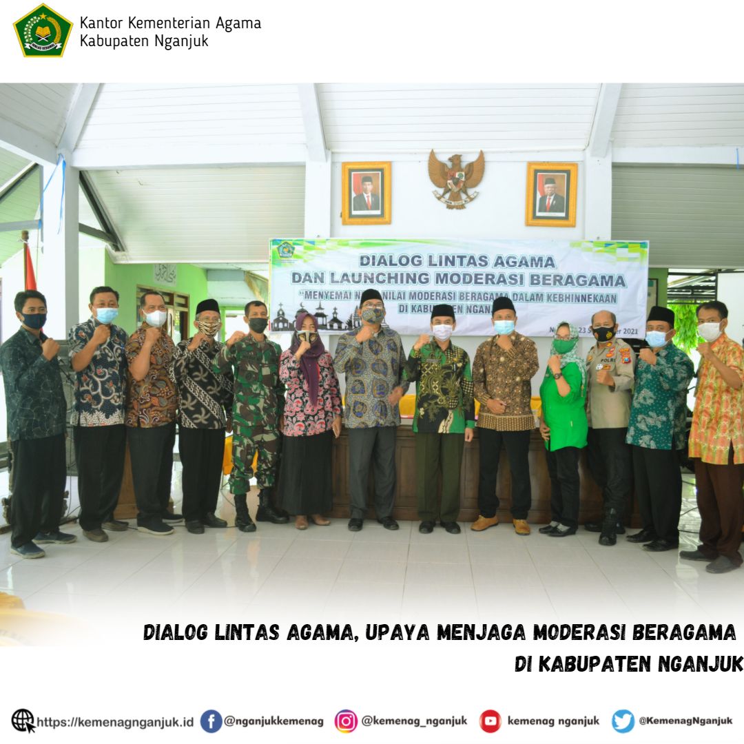 Dialog Lintas Agama, Upaya Menjaga Moderasi Beragama di Kabupaten Nganjuk