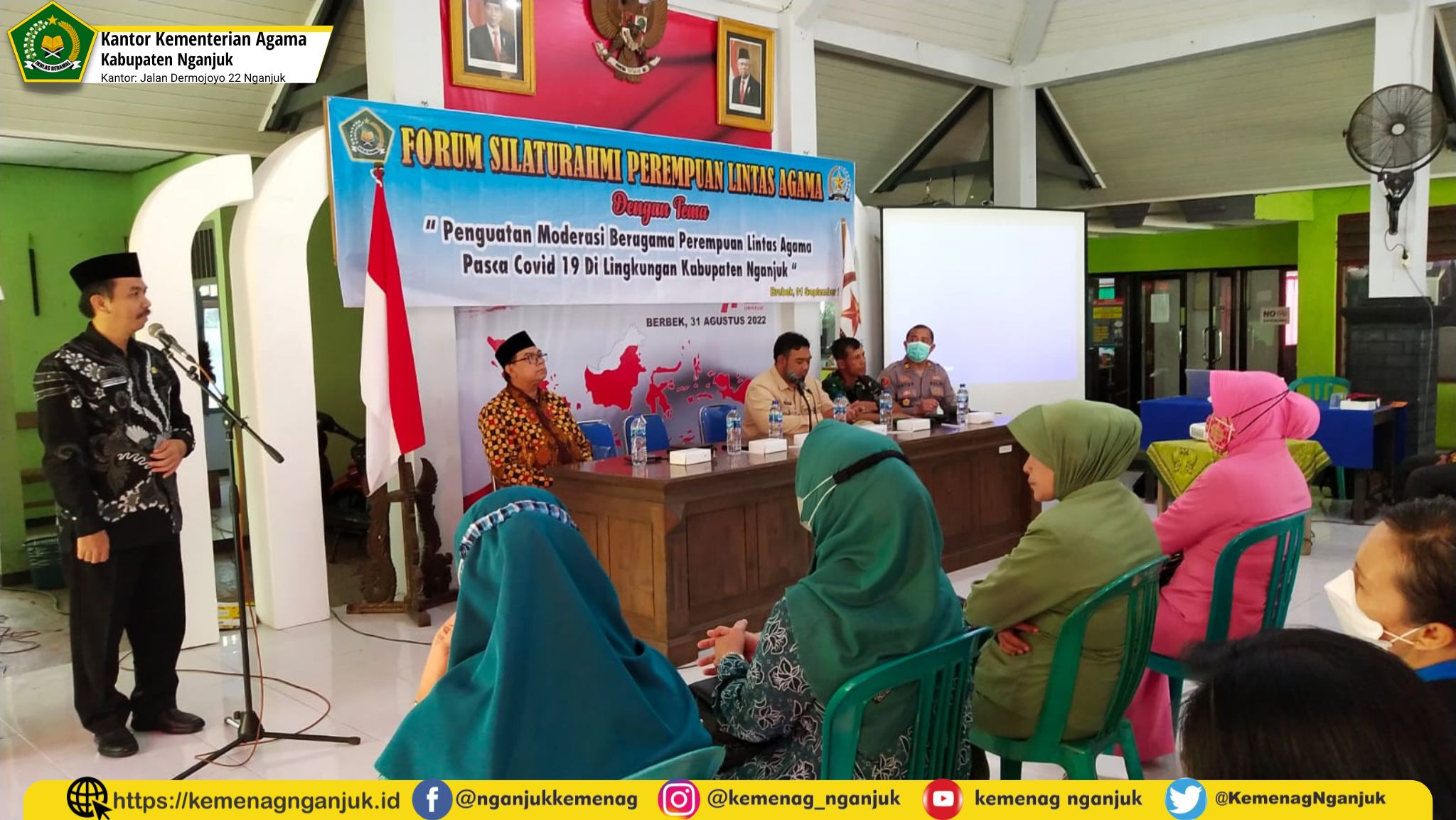 Silaturahmi Perempuan Lintas Agama Rawat Kerukunan Umat Beragama di Kabupaten Nganjuk