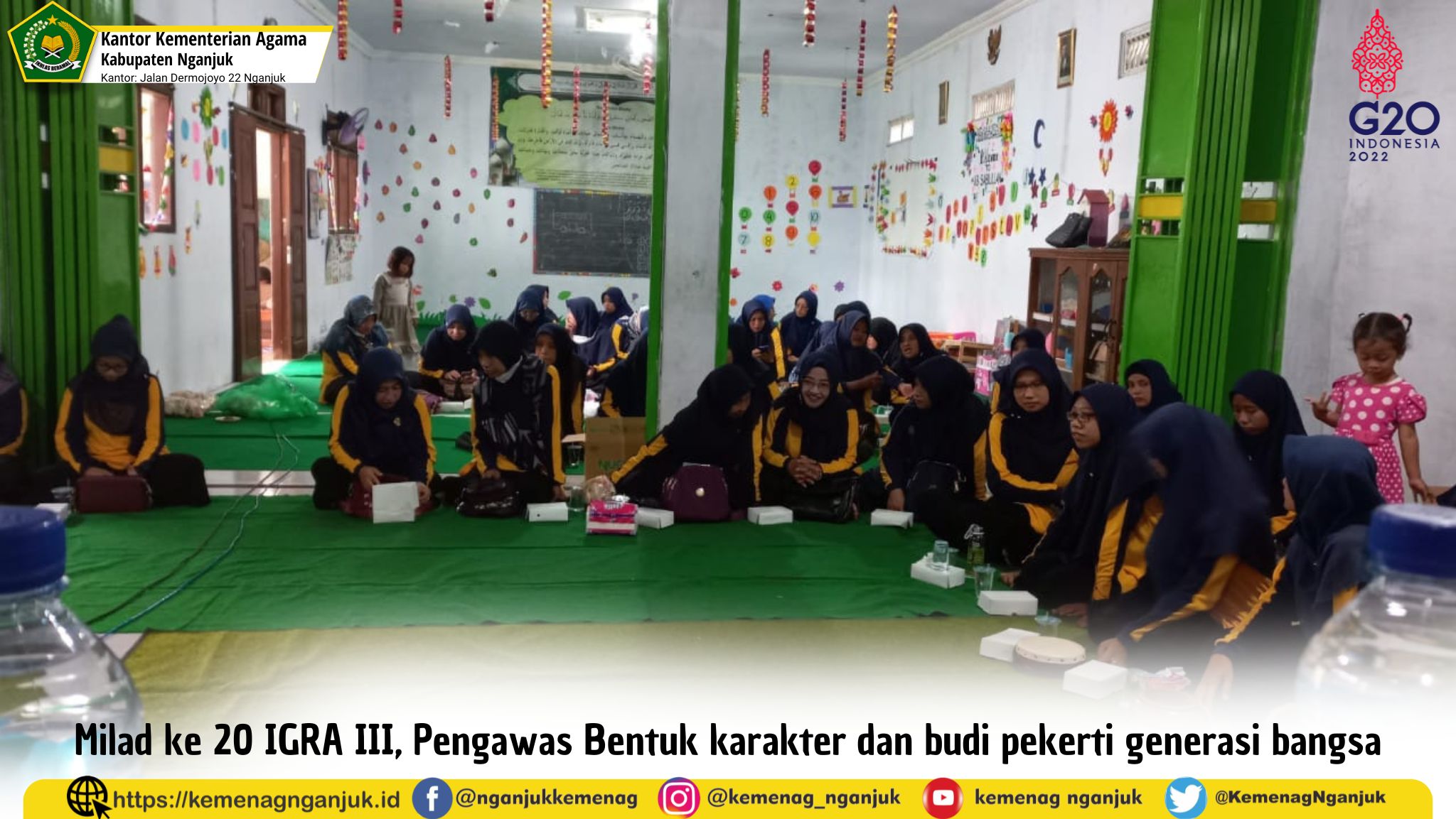 Milad ke 20 IGRA III, Pengawas Bentuk karakter dan budi pekerti generasi bangsa