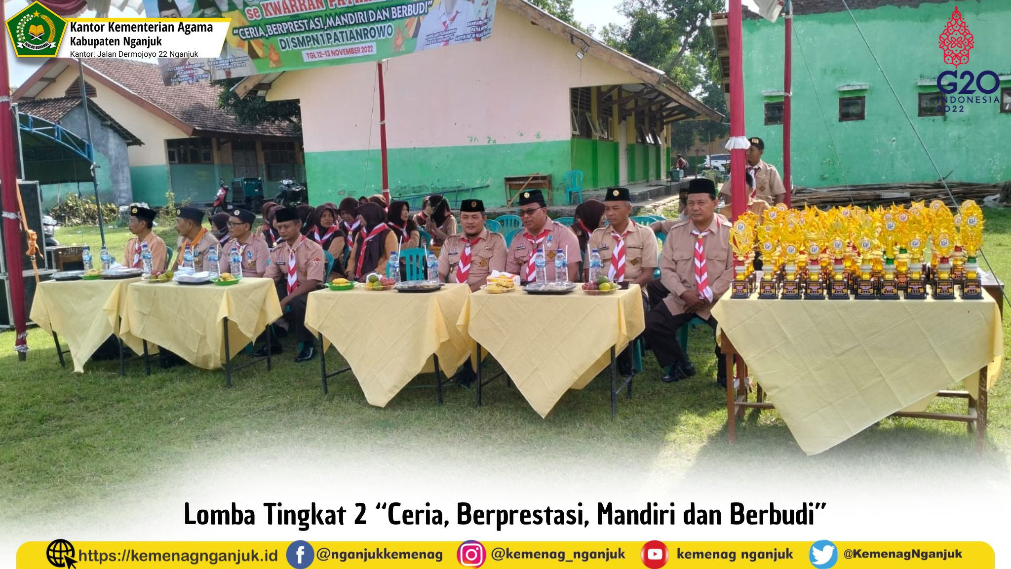 Pengawas Madrasah Semarakkan Lomba Tingkat 2, Ceria, Berprestasi, Mandiri dan Berbudi