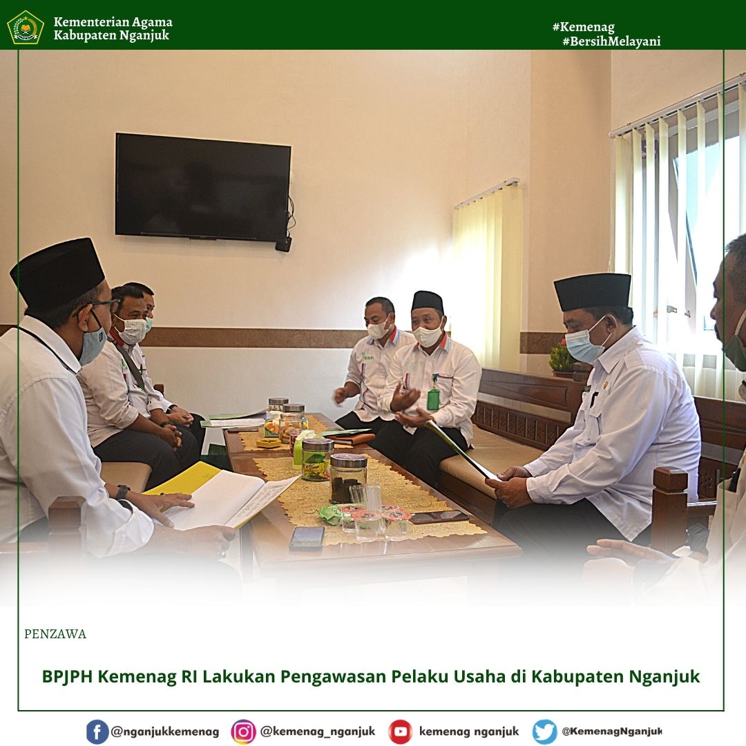 BPJPH Kemenag RI Lakukan Pengawasan Pelaku Usaha di Kabupaten Nganjuk