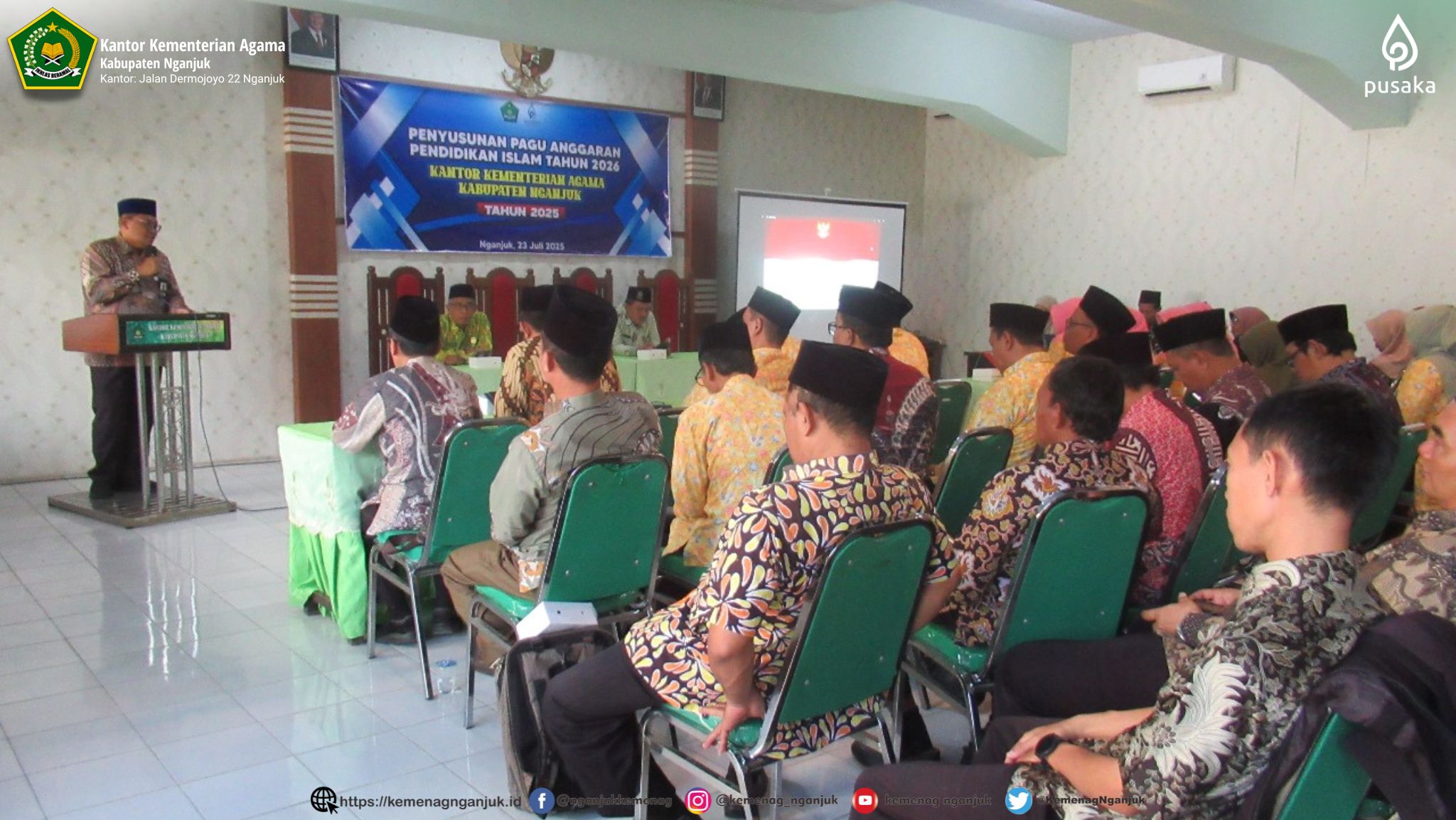 Kuatkan Sinergi, Kemenag Nganjuk Rapatkan Barisan Susun Pagu Anggaran Pendis 2026