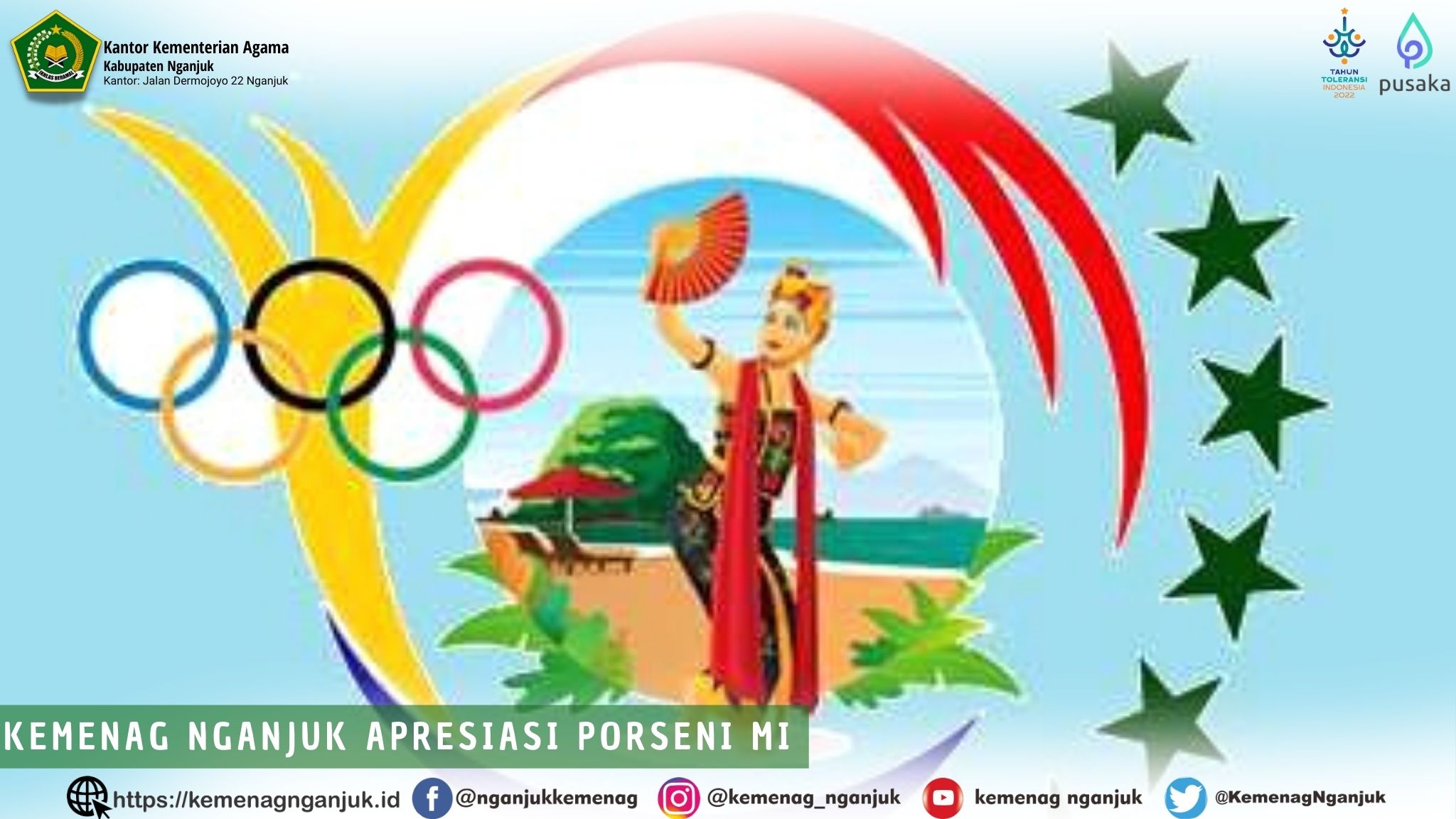 Kemenag Nganjuk apresiasi Porseni MI