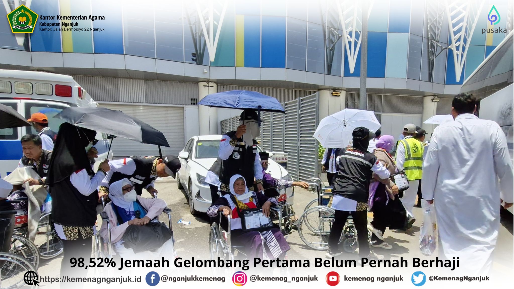 98,52% Jemaah Gelombang Pertama Belum Pernah Berhaji