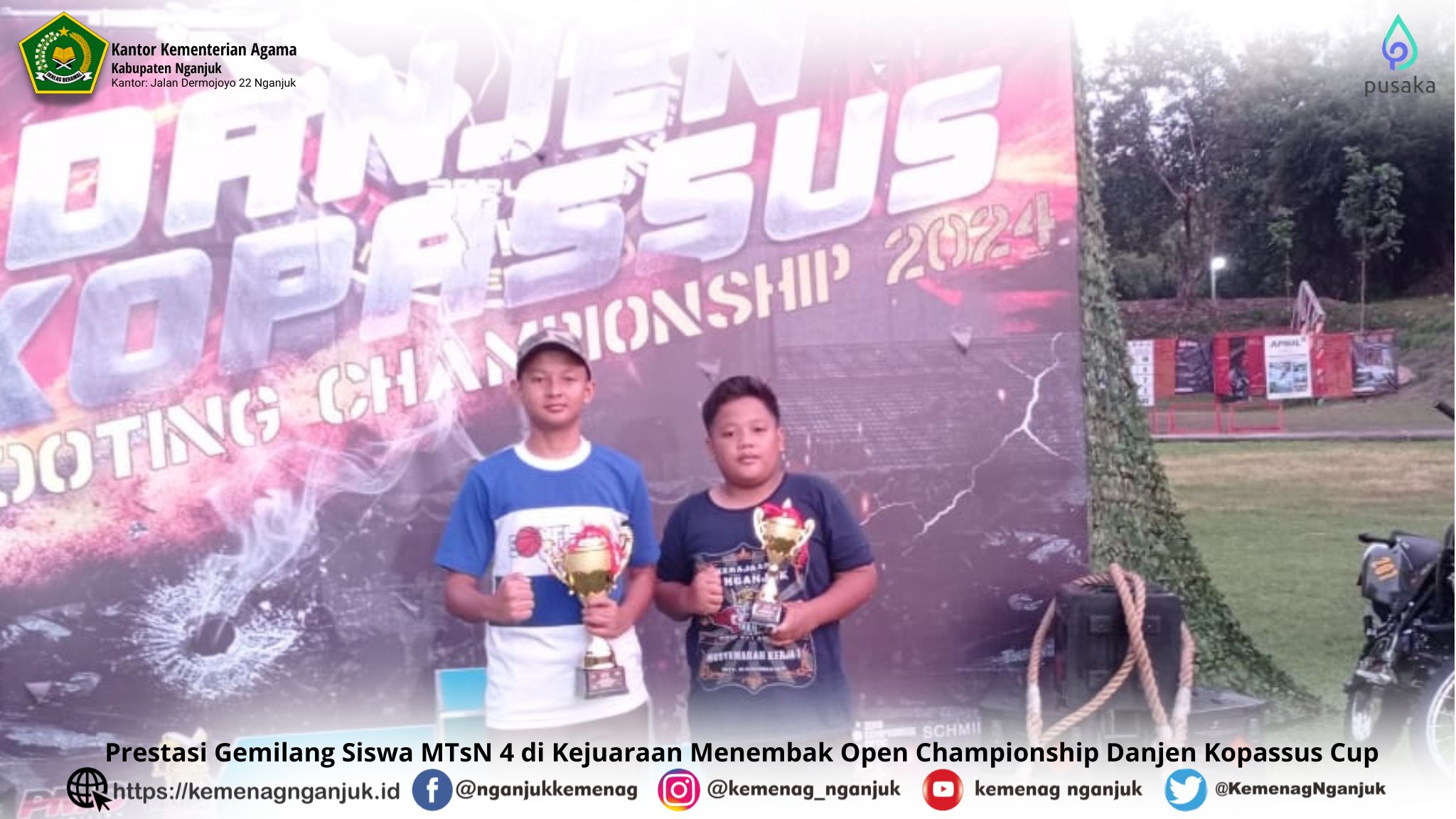 Prestasi Gemilang Siswa MTsN 4 di Kejuaraan Menembak Open Championship Danjen Kopassus Cup
