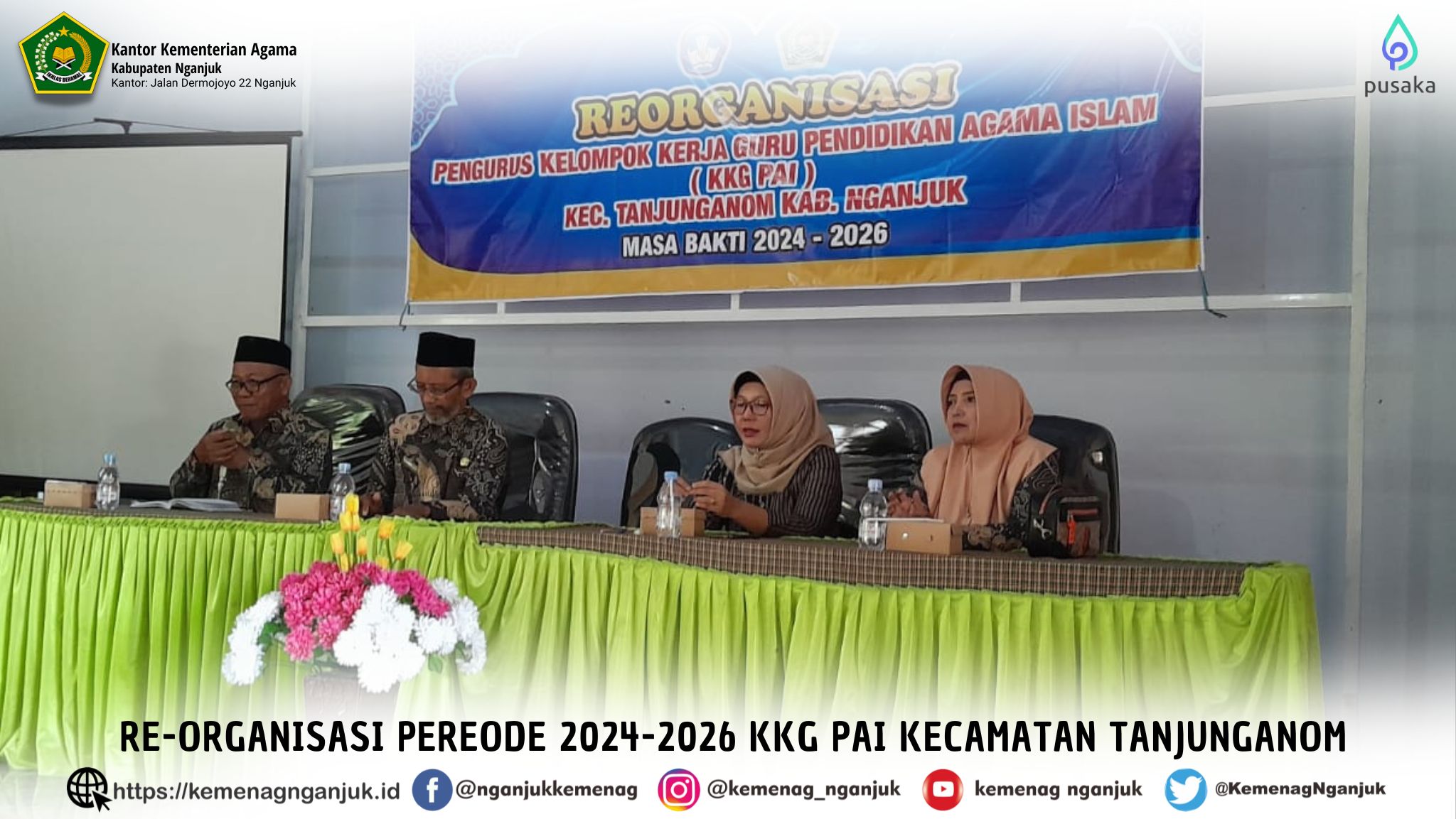 Re-Organisasi Pereode 2024-2026 KKG PAI Kecamatan Tanjunganom