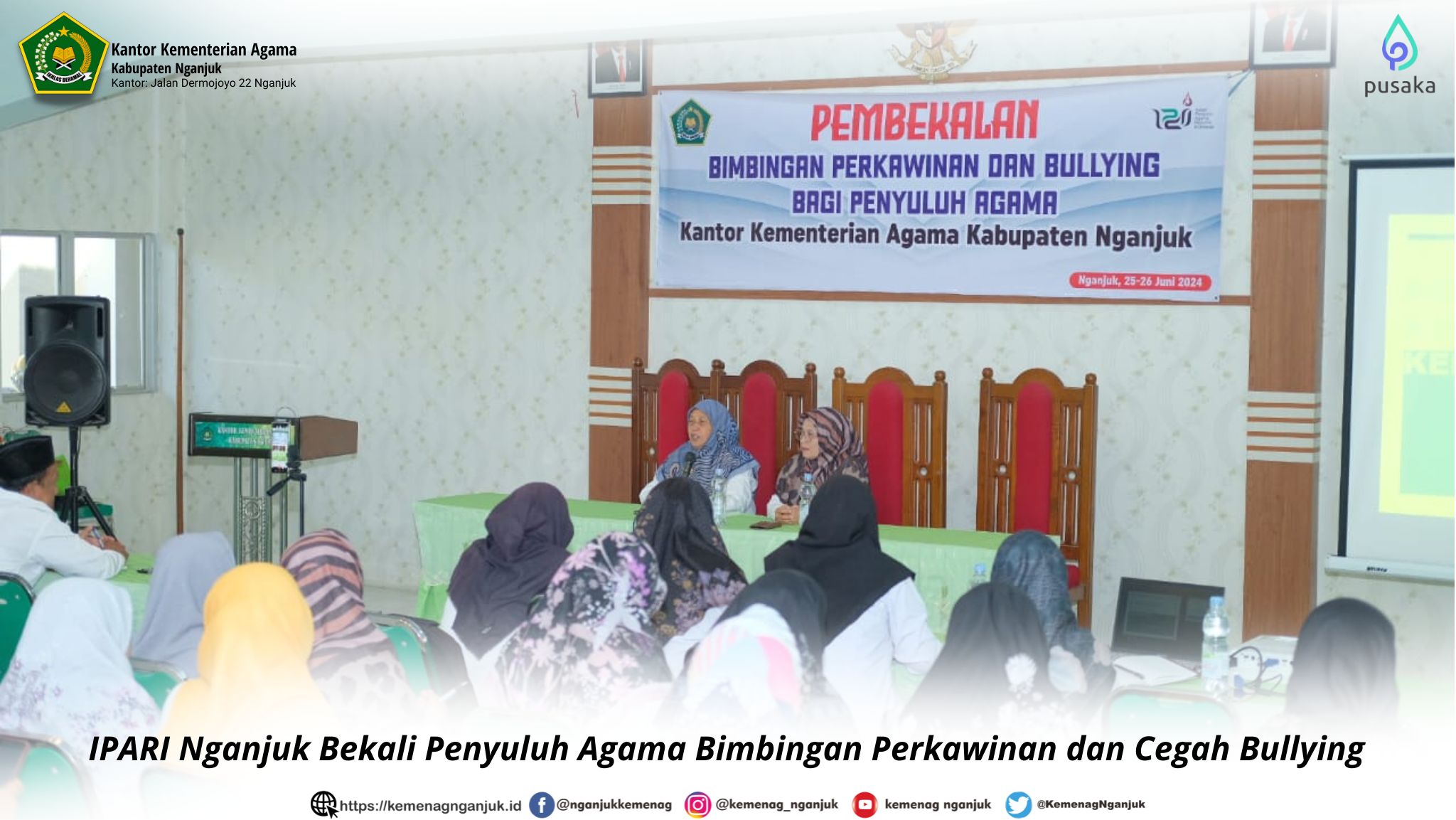 IPARI Nganjuk Bekali Penyuluh Agama Bimbingan Perkawinan dan Cegah Bullying