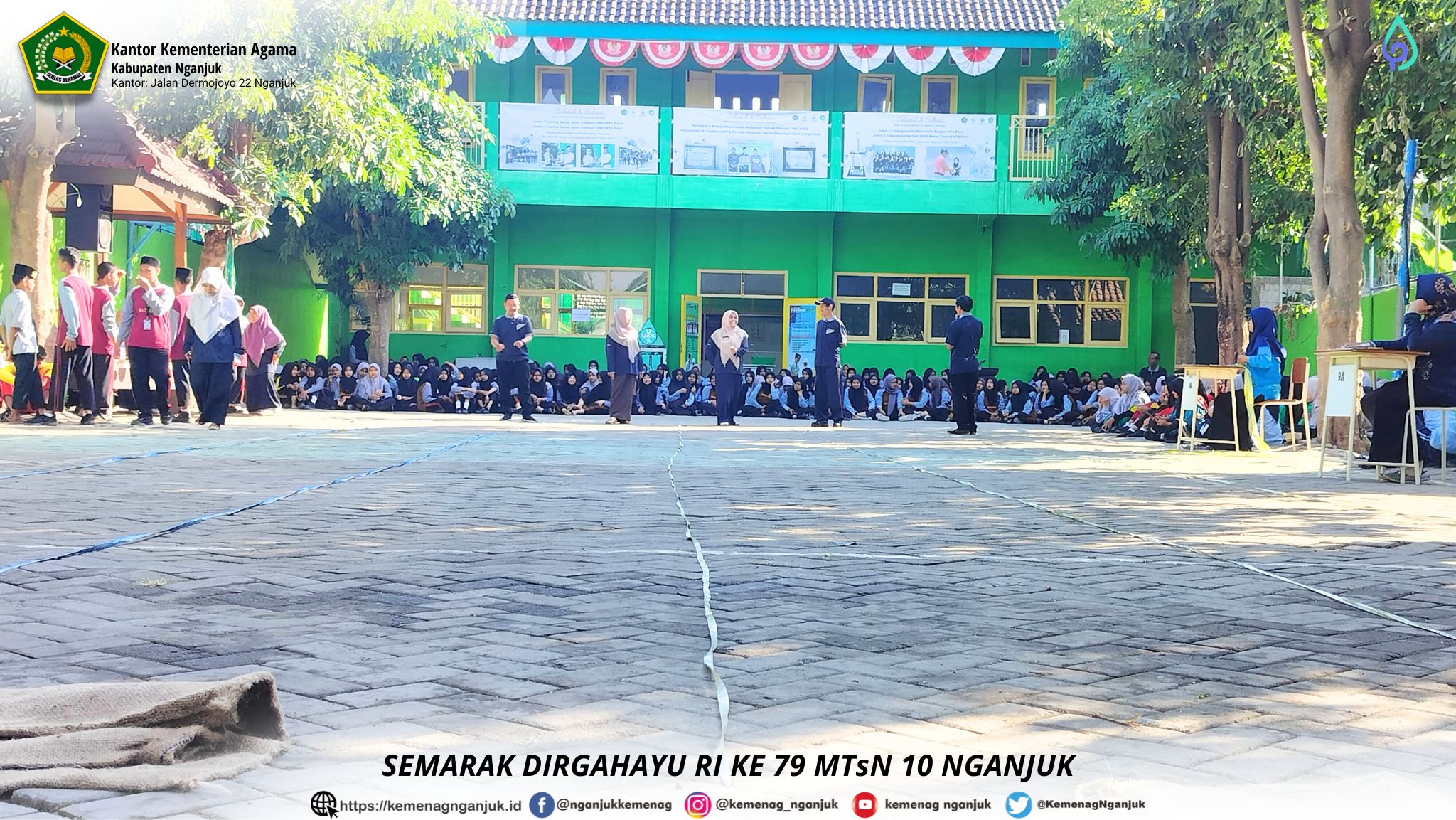 SEMARAK DIRGAHAYU RI KE 79 MTsN 10 NGANJUK