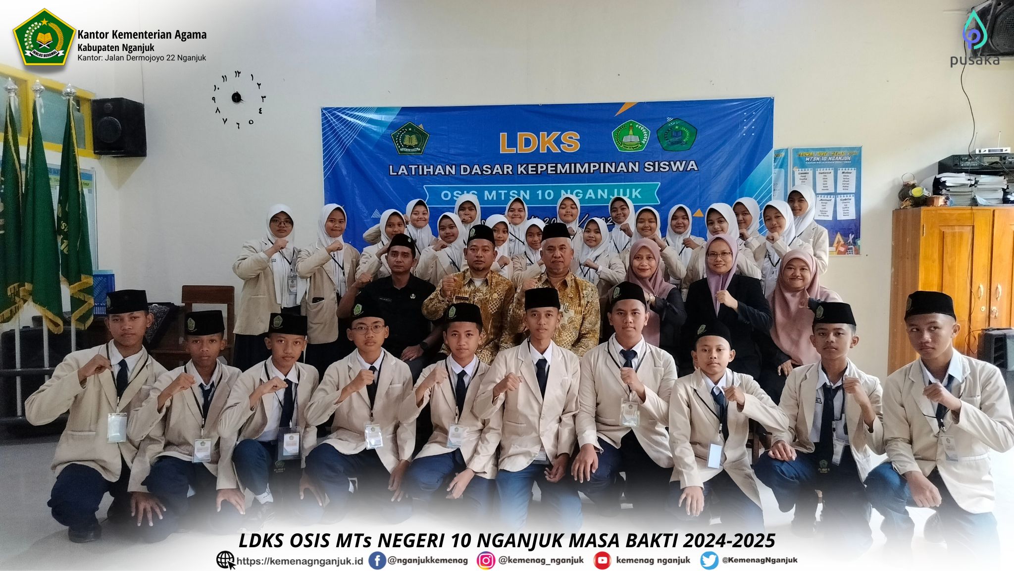 LDKS OSIS MTs NEGERI 10 NGANJUK MASA BAKTI 2024-2025