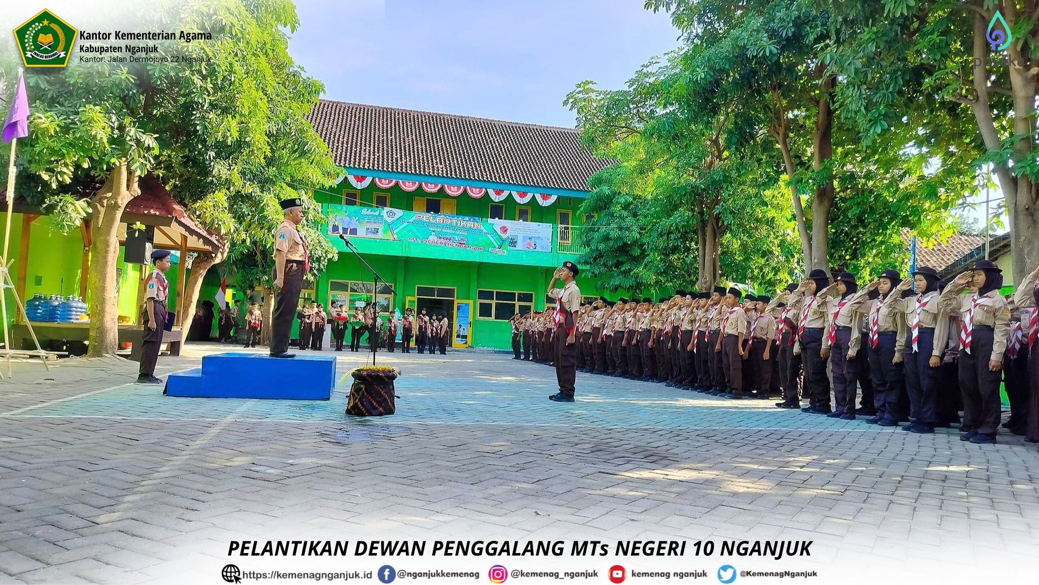 PELANTIKAN DEWAN PENGGALANG MTs NEGERI 10 NGANJUK