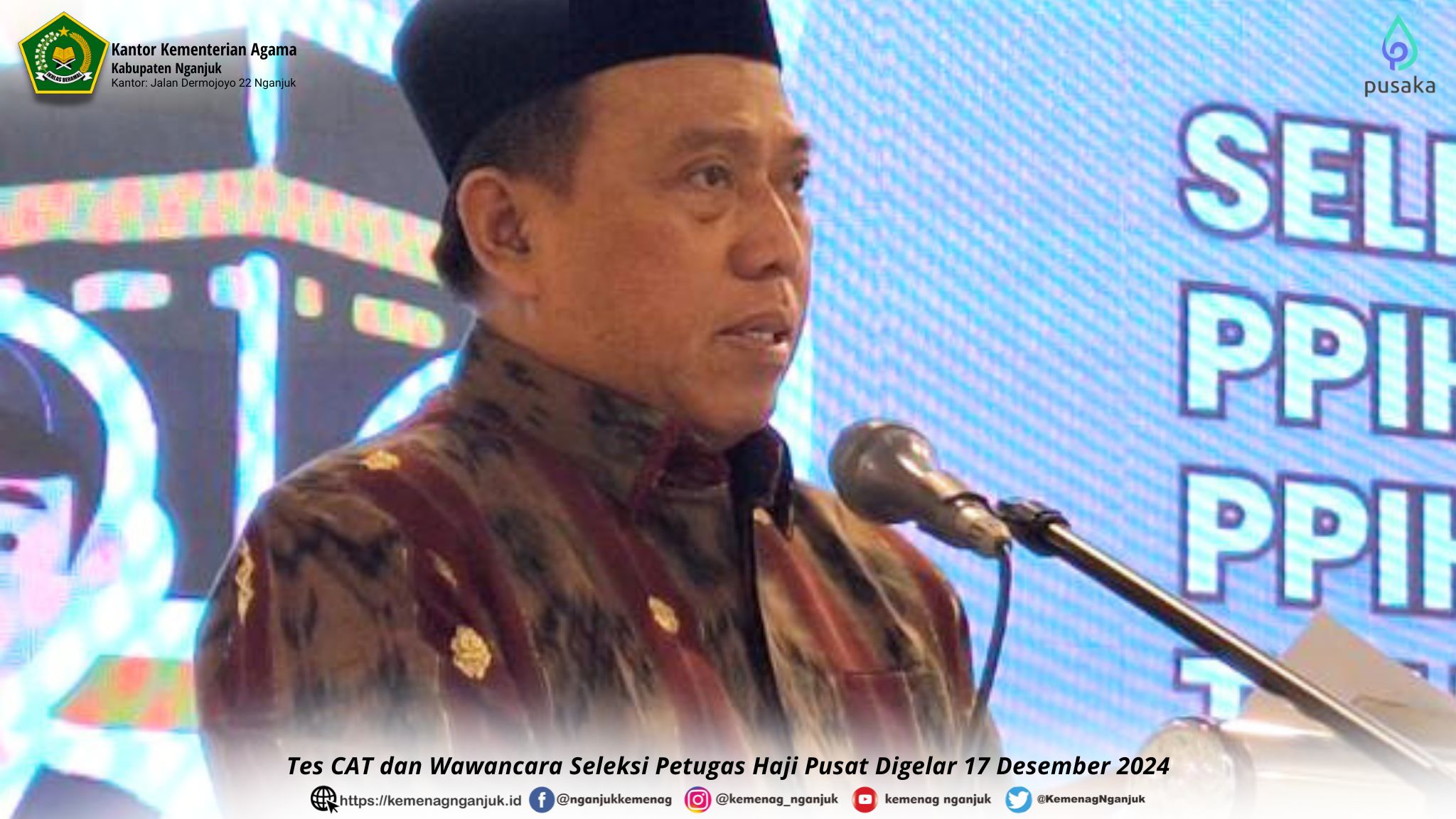 Tes CAT dan Wawancara Seleksi Petugas Haji Pusat Digelar 17 Desember 2024