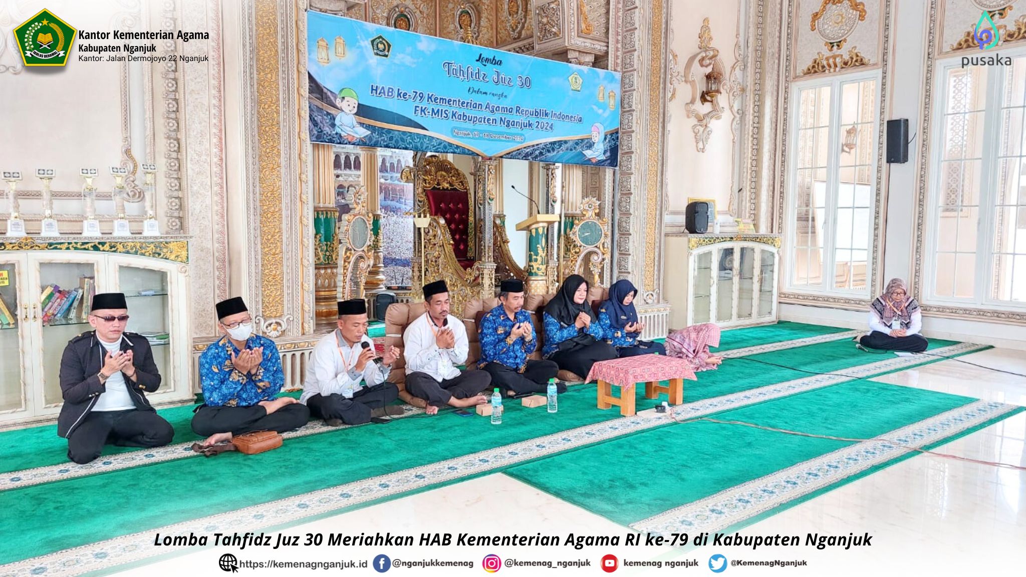 Lomba Tahfidz Juz 30 Meriahkan HAB Kementerian Agama RI ke-79 di Kabupaten Nganjuk