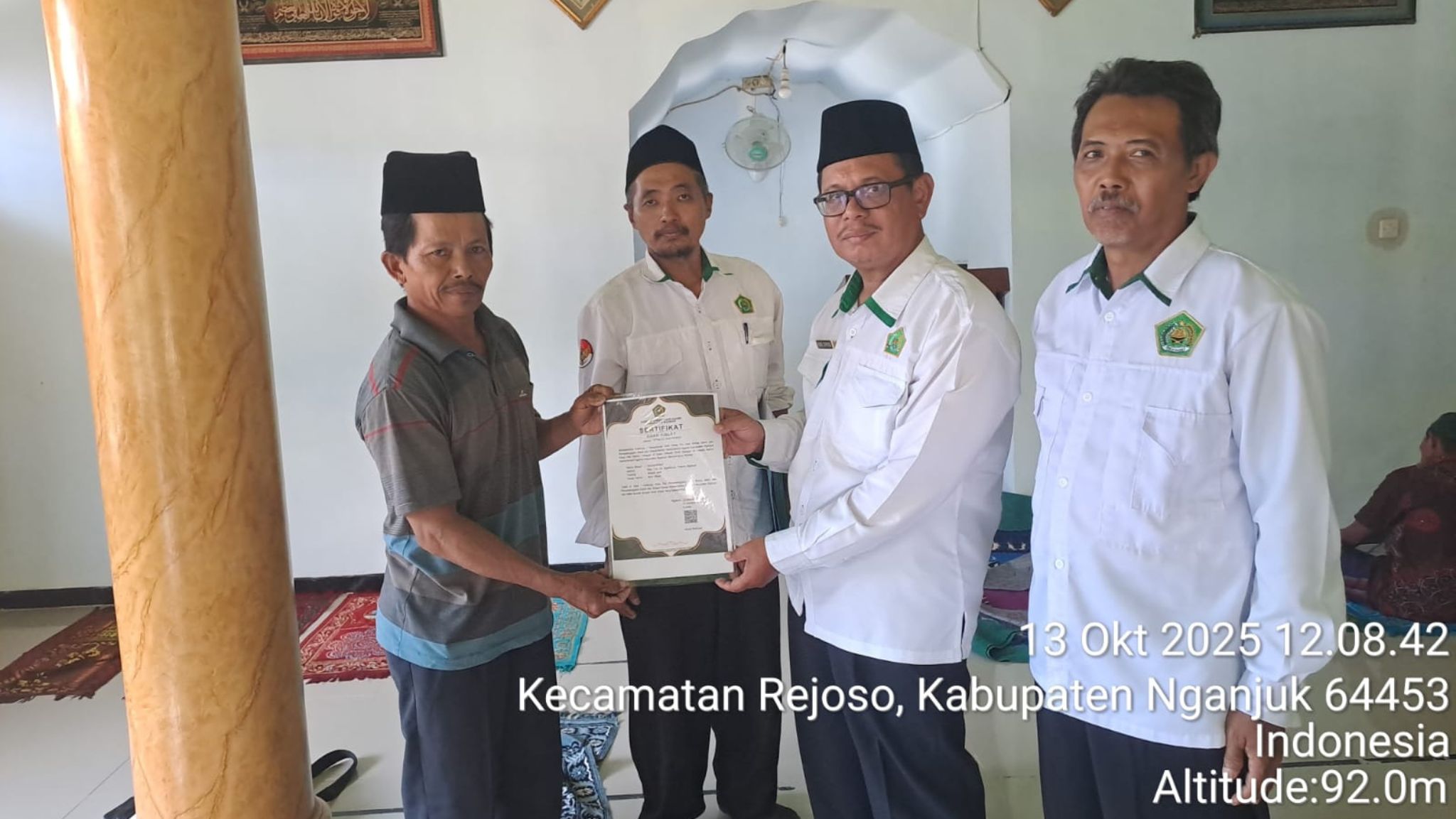 Jamaah Kini Tenang, Arah Kiblat Masjid Assakinah Telah Dikalibrasi