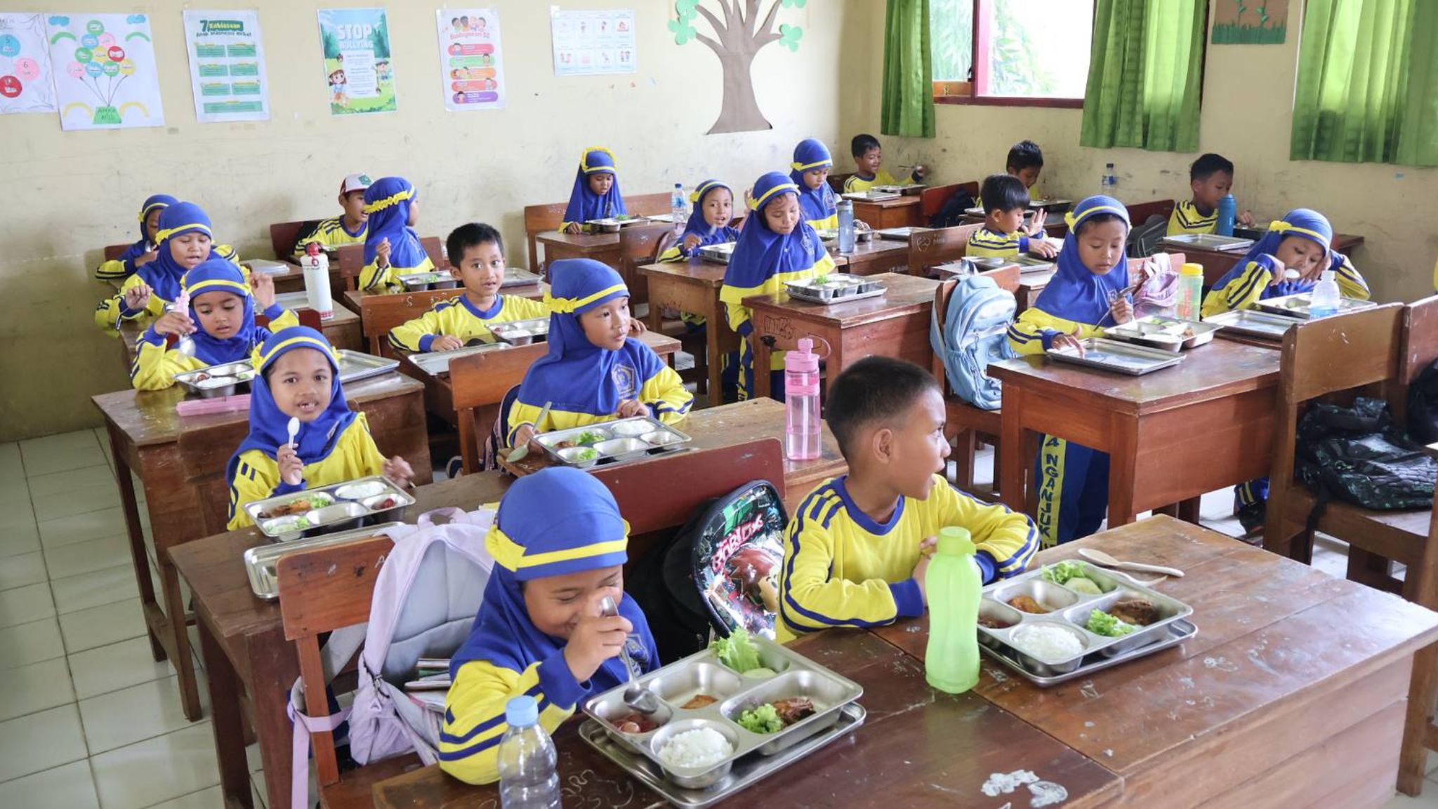 Wujudkan Generasi Sehat dan Cerdas, Program MBG Pemerintah Sentuh MIN 4 Nganjuk