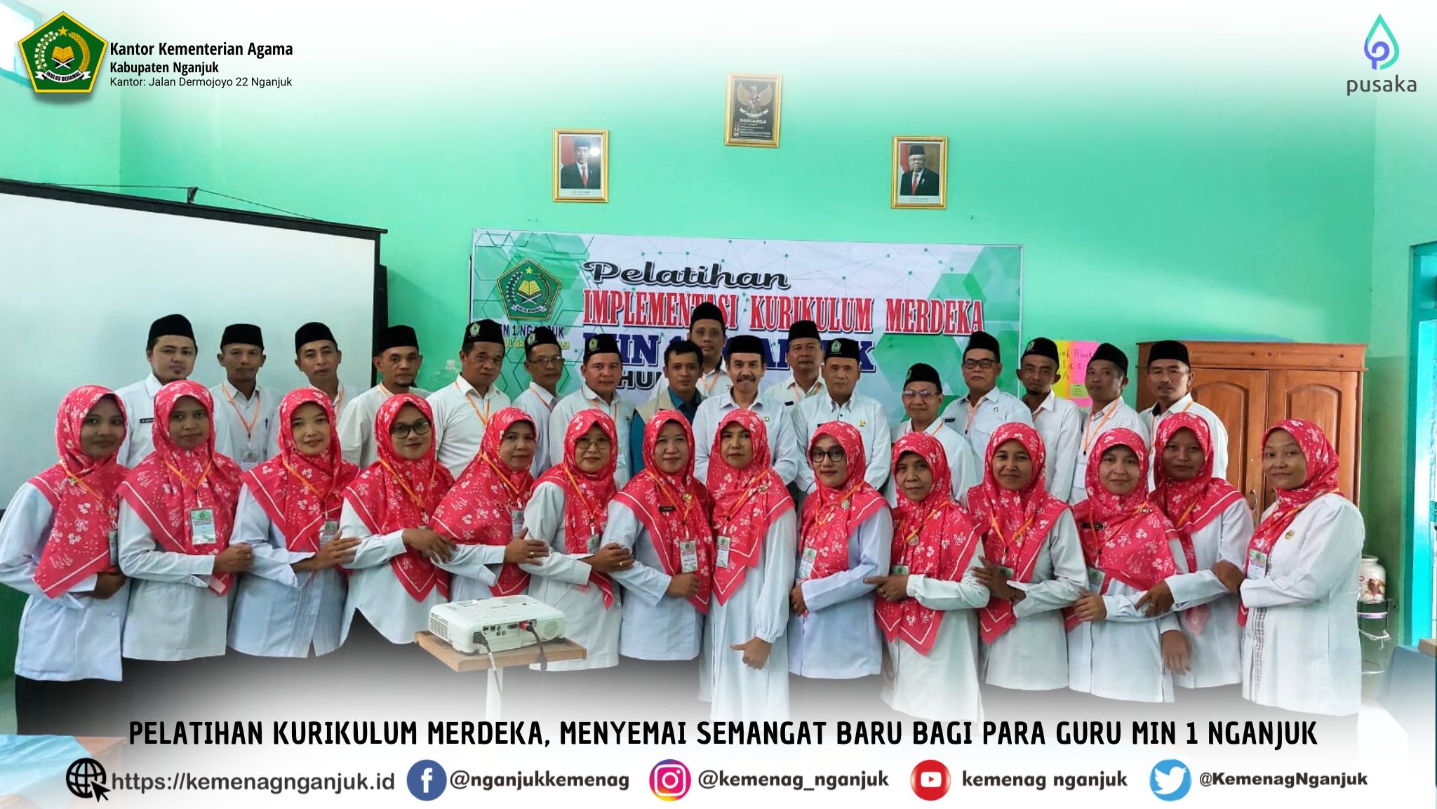 Pelatihan Kurikulum Merdeka, Menyemai Semangat Baru bagi Para Guru MIN 1 Nganjuk