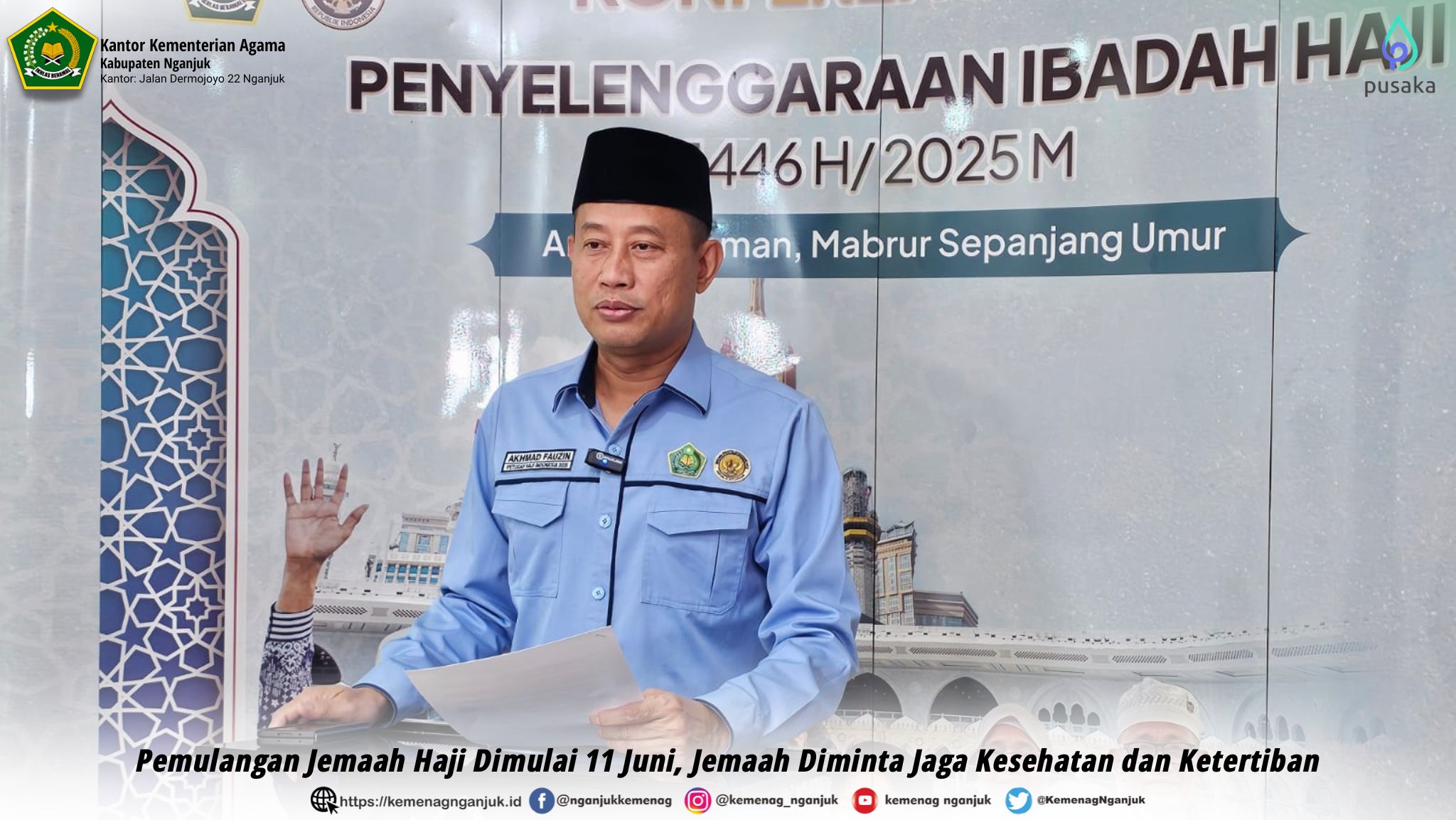 Pemulangan Jemaah Haji Dimulai 11 Juni, Jemaah Diminta Jaga Kesehatan dan Ketertiban