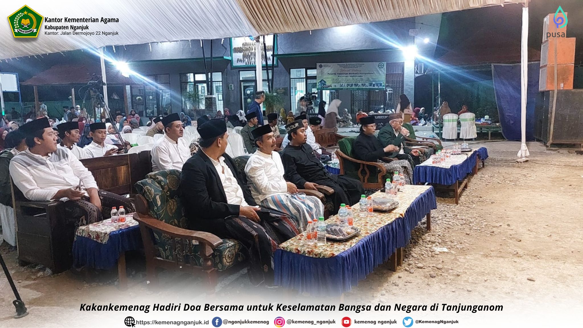 Kakankemenag Hadiri Doa Bersama untuk Keselamatan Bangsa dan Negara di Tanjunganom
