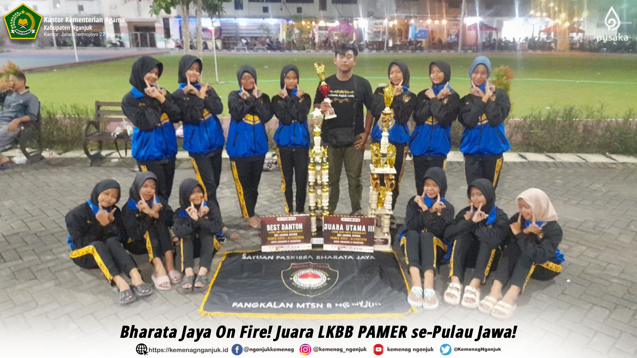 Bharata Jaya On Fire! Juara LKBB PAMER se-Pulau Jawa!