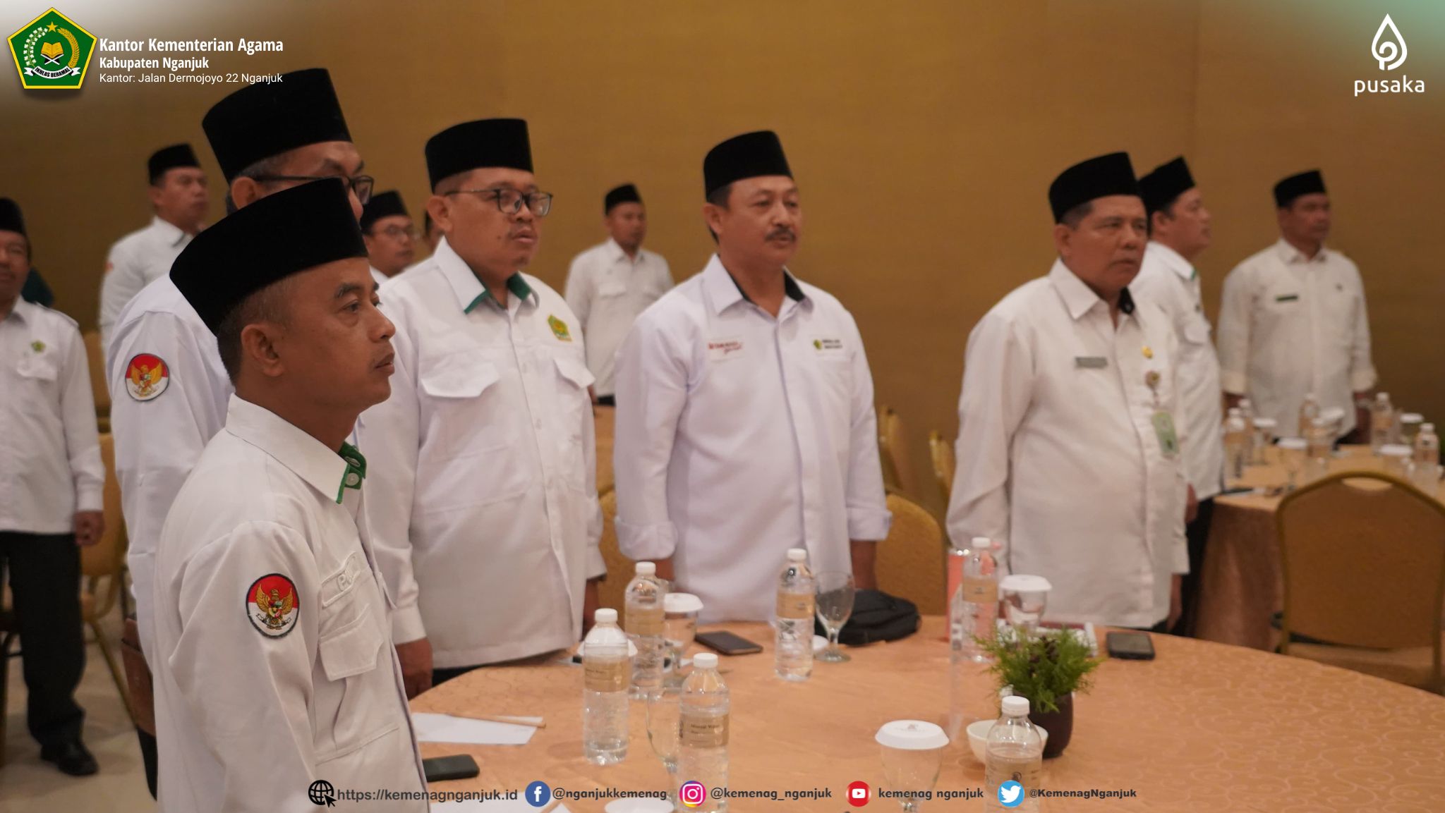 Kemenag Nganjuk Hadiri Penguatan Zona Integritas Menuju Wilayah Bebas dari Korupsi
