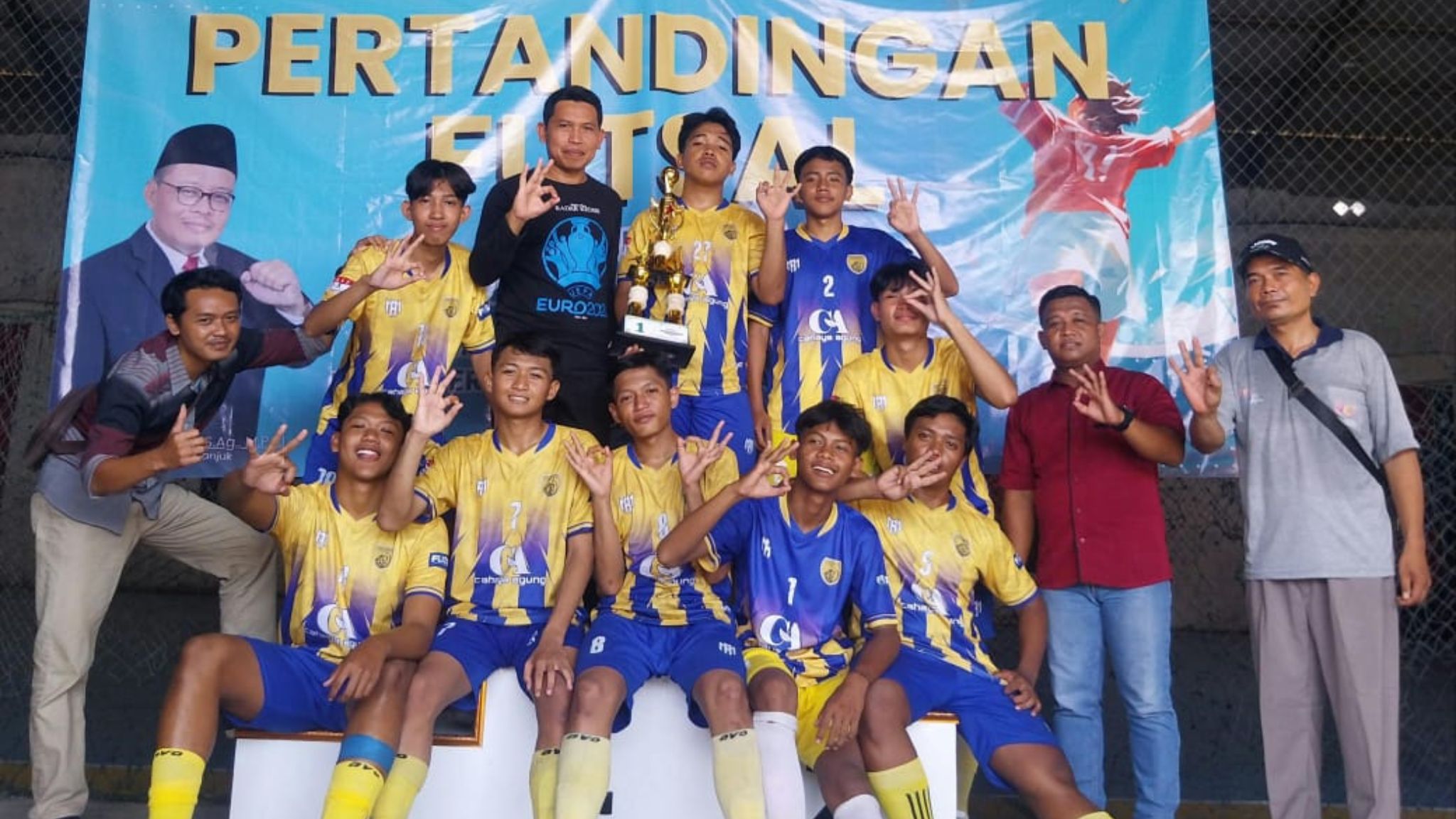 Siswa MAN 3 Nganjuk Raih Juara 1 Futsal Tingkat Pelajar se-Kabupaten Nganjuk