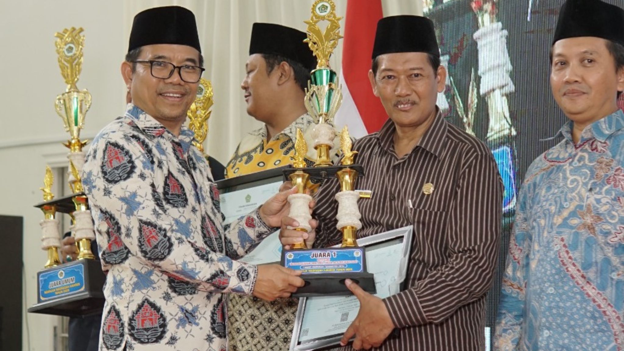 MTsN 3 Nganjuk Borong Prestasi pada Nganjuk Madrasah Awards 2025 dan Anugerah Literasi HAB ke-80