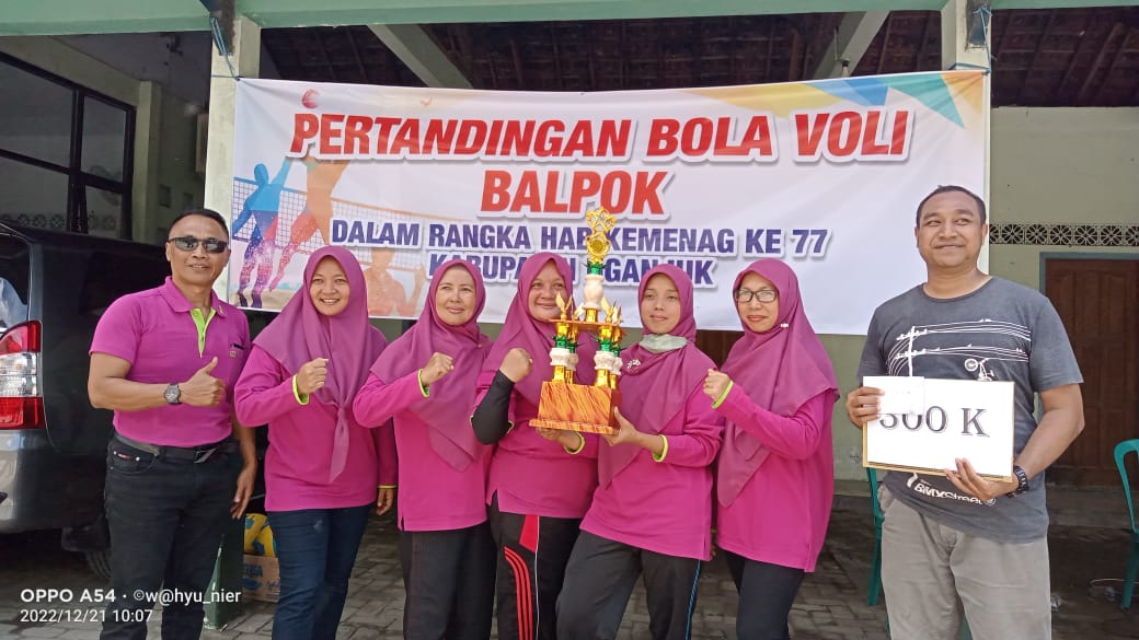 HAB Kemenag : Sang Jawara  Lomba Bola Voli Balpok